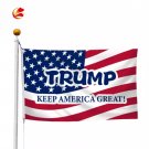 Trump Flag Banner 3x5ft 2020 Keep America Great Flag USA