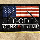 Donald Trump Flag 3x5ft God & Guns USA Make America Great Army USA