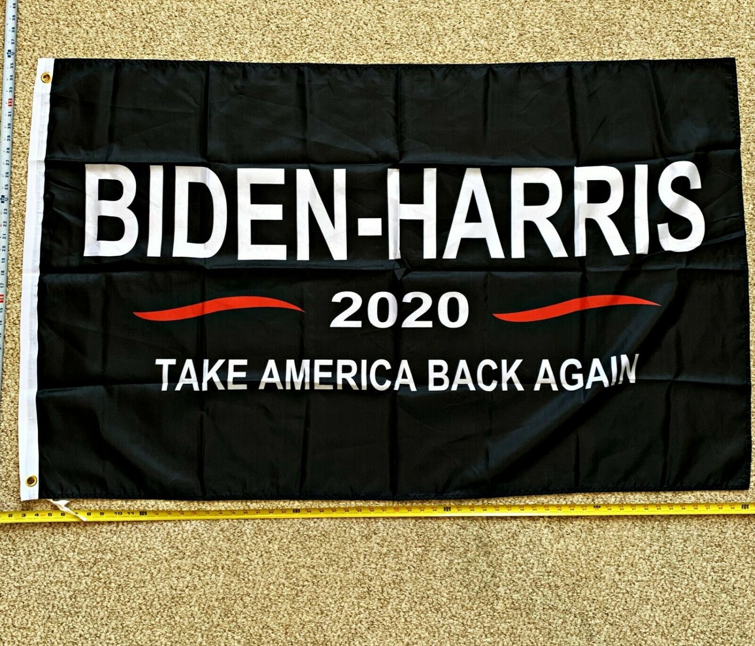 Joe Biden Flag Black Biden Harris 2020 USA Clinton Sign Poster 3x5ft Banner