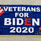 Joe Biden Flag Veterans For Biden Harris Army USA Sign Poster 3x5ft