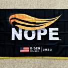 Joe Biden Flag NOPE Biden Harris 2020 USA Clinton Sign Poster 3x5ft