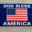 Donald Trump Flag God Bless America USA Navy Army Police Sign 3x5ft