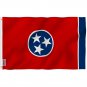 Tennessee State Polyester Flag - Tennessee TN Flag Polyester with Brass Grommets 3X5Ft Banner USA