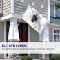 Massachusetts State Flag - Massachusetts MA Flag Polyester with Brass Grommets 3X5Ft Banner USA