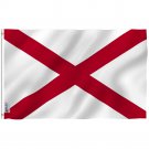 Alabama State Polyester Flag - Alabama AL Flags Flag Polyester with Brass Grommets 3X5Ft Banner USA