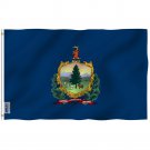3x5 Foot Vermont State Flag - Vermont VT Flag Polyester with Brass Grommets 3X5 Ft Banner