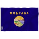 3x5 Foot Montana State Flag - Montanan MT Flags Polyester with Brass Grommets 3X5 Ft Banner