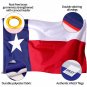 Texas State Flag - Texas State Flag Polyester with Brass Grommets 3X5Ft Banner USA