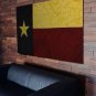 Vintage Style Tea Stained Texas State Flag 3x5 Foot Nylon - Embroidered Stars and Sewn Stripes USA