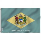 Delaware State Flag - Delaware DE Flag Polyester with Brass Grommets 3X5Ft Banner USA
