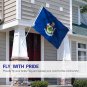 Maine State Flag - Maine ME Flag Polyester with Brass Grommets 3X5Ft Banner USA