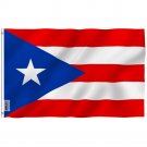 Puerto Rico Flag - Puerto Rican National Flag Polyester with Brass Grommets 3X5Ft Banner USA