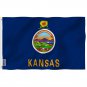 Kansas State Flag - Kansas KS Flag Polyester with Brass Grommets 3X5Ft Banner USA
