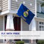 Kansas State Flag - Kansas KS Flag Polyester with Brass Grommets 3X5Ft Banner USA