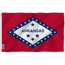 Arkansas State Polyester Flag - Arkansas AR Flag Polyester with Brass Grommets 3X5Ft Banner USA