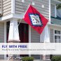 Arkansas State Polyester Flag - Arkansas AR Flag Polyester with Brass Grommets 3X5Ft Banner USA