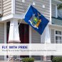 New York State Flag - New Yorker NY Flag with Brass Grommets 3X5Ft Banner USA