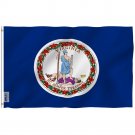 Fly Breeze Virginia State Flag with Brass Grommets 3X5Ft Banner USA
