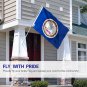 Fly Breeze Virginia State Flag with Brass Grommets 3X5Ft Banner USA