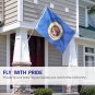 Minnesota State Flag - Minnesota MN Flag with Brass Grommets 3X5Ft Banner USA