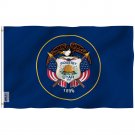 Utah State Flag - Utah UT Flag with Brass Grommets 3X5Ft Banner USA