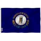Kentucky State Flag - Kentucky KY Flag with Brass Grommets 3X5Ft Banner USA