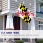 Maryland State Polyester Flag - Maryland MD Flag with Brass Grommets 3X5Ft Banner USA