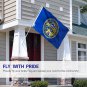 Nebraska State Flag - Nebraska NE Flag with Brass Grommets 3X5Ft Banner USA