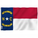 North Carolina State Polyester Flag - North Carolina NC Flag with Brass Grommets 3X5Ft Banner USA