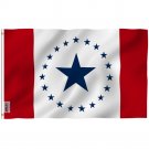 Fly Breeze Mississippi Stennis State Flag with Brass Grommets 3X5Ft Banner USA