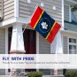 Fly Breeze 3Ã5 Foot New Mississippi Flag with Brass Grommets 3X5Ft Banner USA