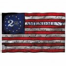 2nd Second Amendment Flag - 2nd Amendment 1791 Vintage American Flag 3X5Ft Banner USA