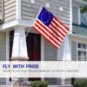 Betsy Ross Flag - United States Flag with Brass Grommets 3X5Ft Banner USA