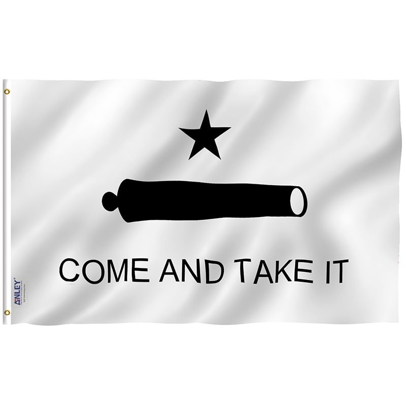 Come And Take It Flag - Gonzales Historical Flag with Brass Grommets 3X5Ft Banner USA