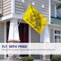 No Step On Snek Flag - Tea Party Flag with Brass Grommets 3X5Ft Banner USA