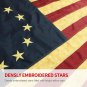 Tea-Stained Betsy Ross Flag with Brass Grommets 3X5Ft Banner USA