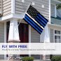 Fly Breeze Thin White Line USA Flag with Brass Grommets 3X5Ft Banner USA