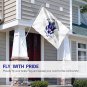 Fly Breeze US Coast Guard Flag with Brass Grommets 3X5Ft Banner USA Polyester