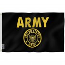 Fly Breeze USA Army Crest Flag with Brass Grommets 3X5Ft Banner USA Polyester