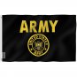 Fly Breeze USA Army Crest Flag with Brass Grommets 3X5Ft Banner USA Polyester