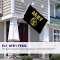 Fly Breeze USA Army Crest Flag with Brass Grommets 3X5Ft Banner USA Polyester
