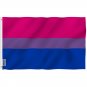Fly Breeze Bisexual Pride Flag with Brass Grommets 3X5Ft Banner USA Polyester