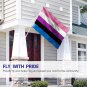 Fly Breeze Genderfluid Flag with Brass Grommets 3X5Ft Banner USA Polyester
