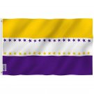19th Amendment Victory Flag - Women's Suffrage Victory Flag with Brass Grommets 3X5Ft Banner USA