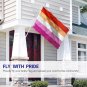 Fly Breeze Sunset Lesbian Pride Flag with Brass Grommets 3X5Ft Banner USA Polyester