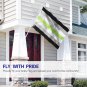 Fly Breeze Agender Pride Flag with Brass Grommets 3X5Ft Banner USA Polyester