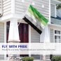 Fly Breeze Aromantic Pride Flag with Brass Grommets 3X5Ft Banner USA Polyester