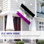 Fly Breeze Asexual Pride Flag with Brass Grommets 3X5Ft Banner USA Polyester