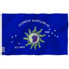 Fly Breeze Conch Republicr Flag with Brass Grommets 3X5Ft Banner USA Polyester