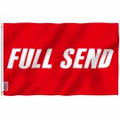 Fly Breeze Full Send Flag with Brass Grommets 3X5Ft Banner USA Polyester